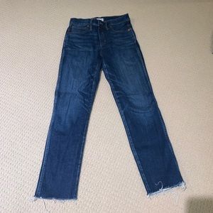 Madewell slim straight jeans